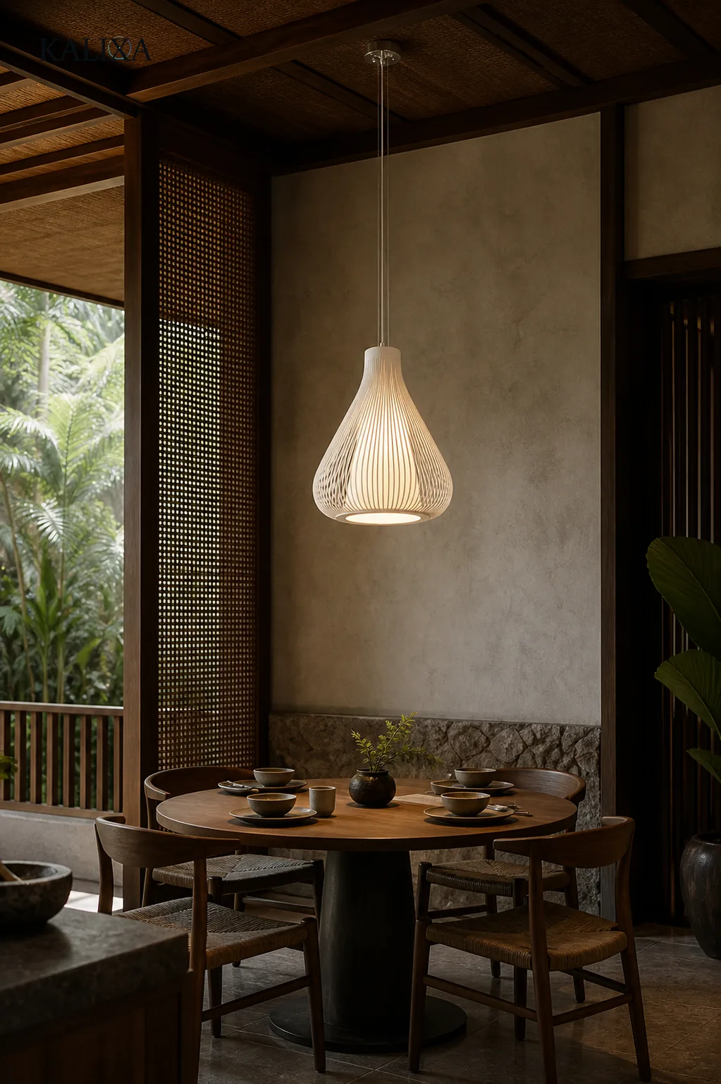 Aurea Wire Pendant 001 - Warm White